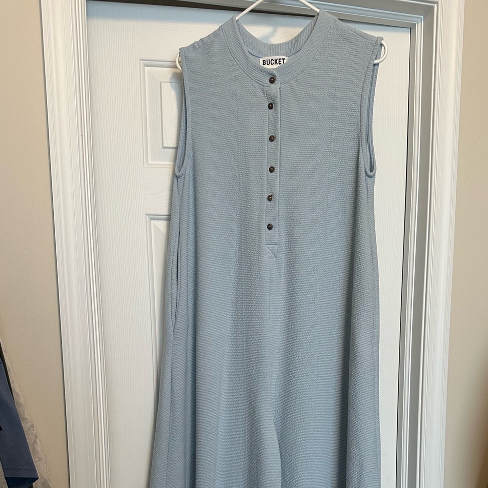 Elegant Sleeveless Blue romper